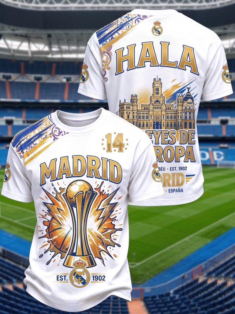 Stray Kids "RUN IT" World Tour Exclusive Signature Hoodie - Limited Edition 35 Real Madrid Football Club Fan Style Short Sleeve T-Shirt