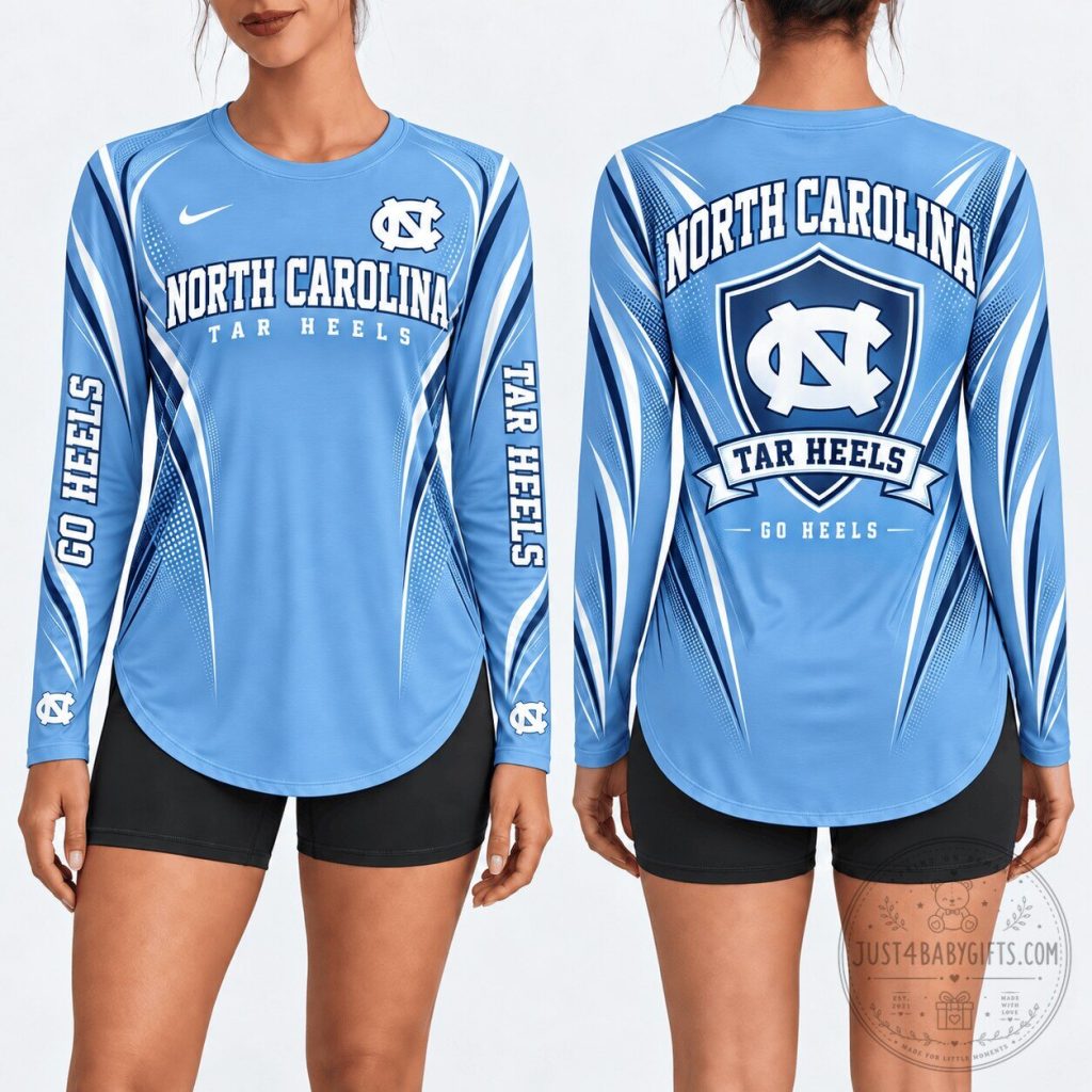 North Carolina Tar Heels Go Heels Long Sleeve Performance Shirt North Carolina Tar Heels Go Heels Long Sleeve Performance Shirt