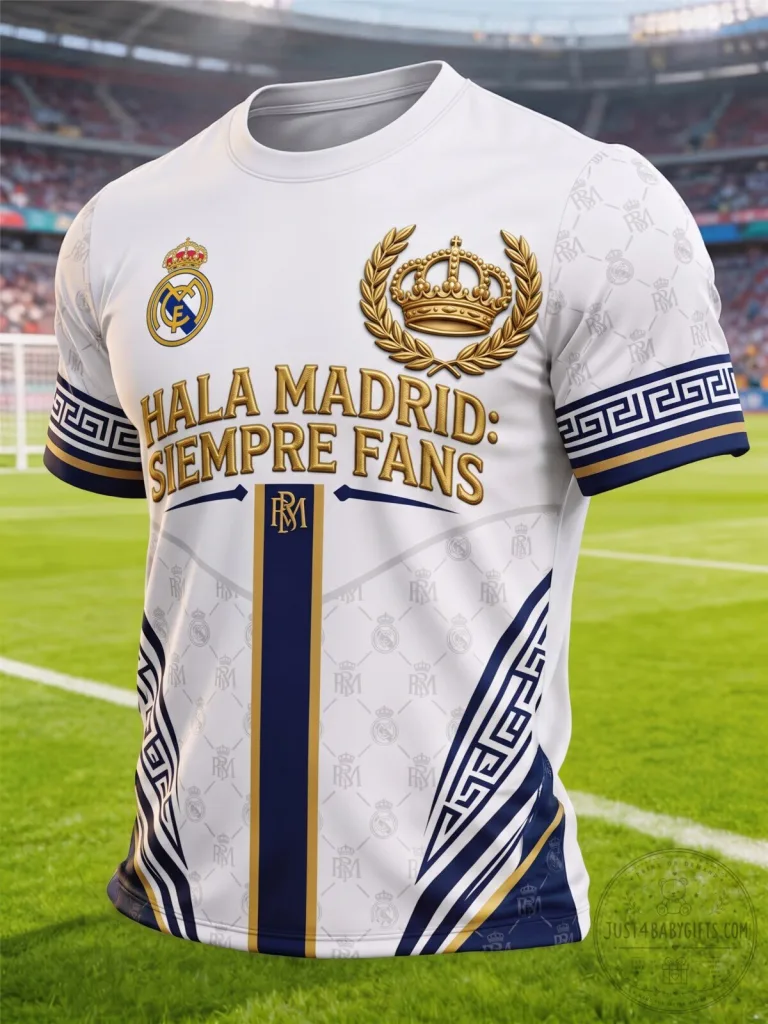 Real Madrid Hala Madrid Siempre Fans Soccer Jersey