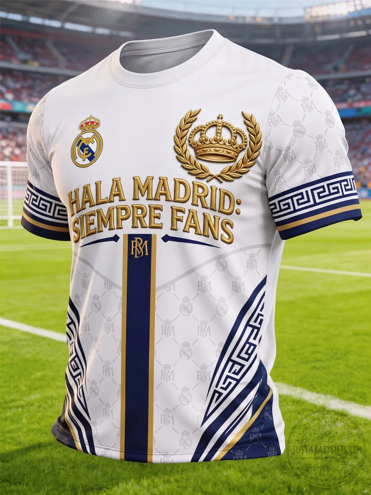 Real Madrid Hala Madrid Siempre Fans Soccer Jersey