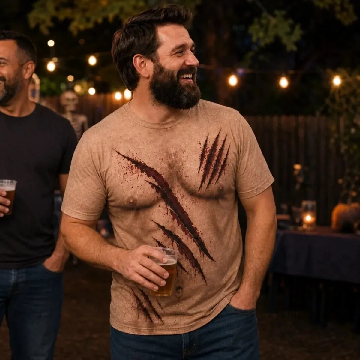Funny Halloween Shirt Ripped Chest Wolverine Claw Marks T-Shirt 13 Funny Halloween Shirt Ripped Chest Wolverine Claw Marks T-Shirt