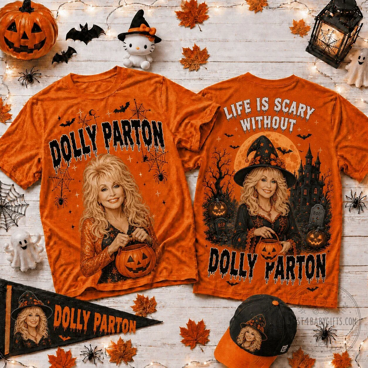 Dolly Parton Halloween Shirt, Life Is Scary Without Dolly Parton T-Shirt