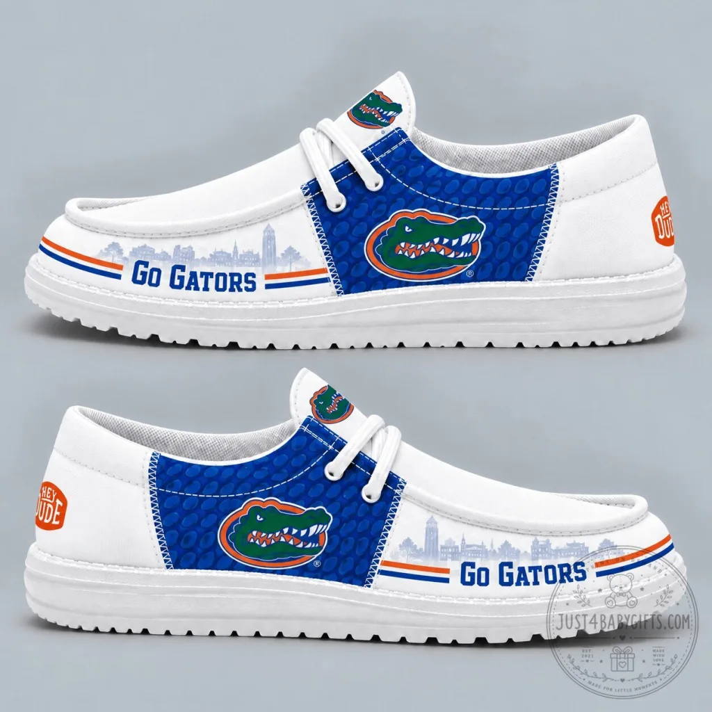 Florida Gators Football Team Logo Slip-On Shoes 13 Florida Gators Football Team Logo Slip-On Shoes