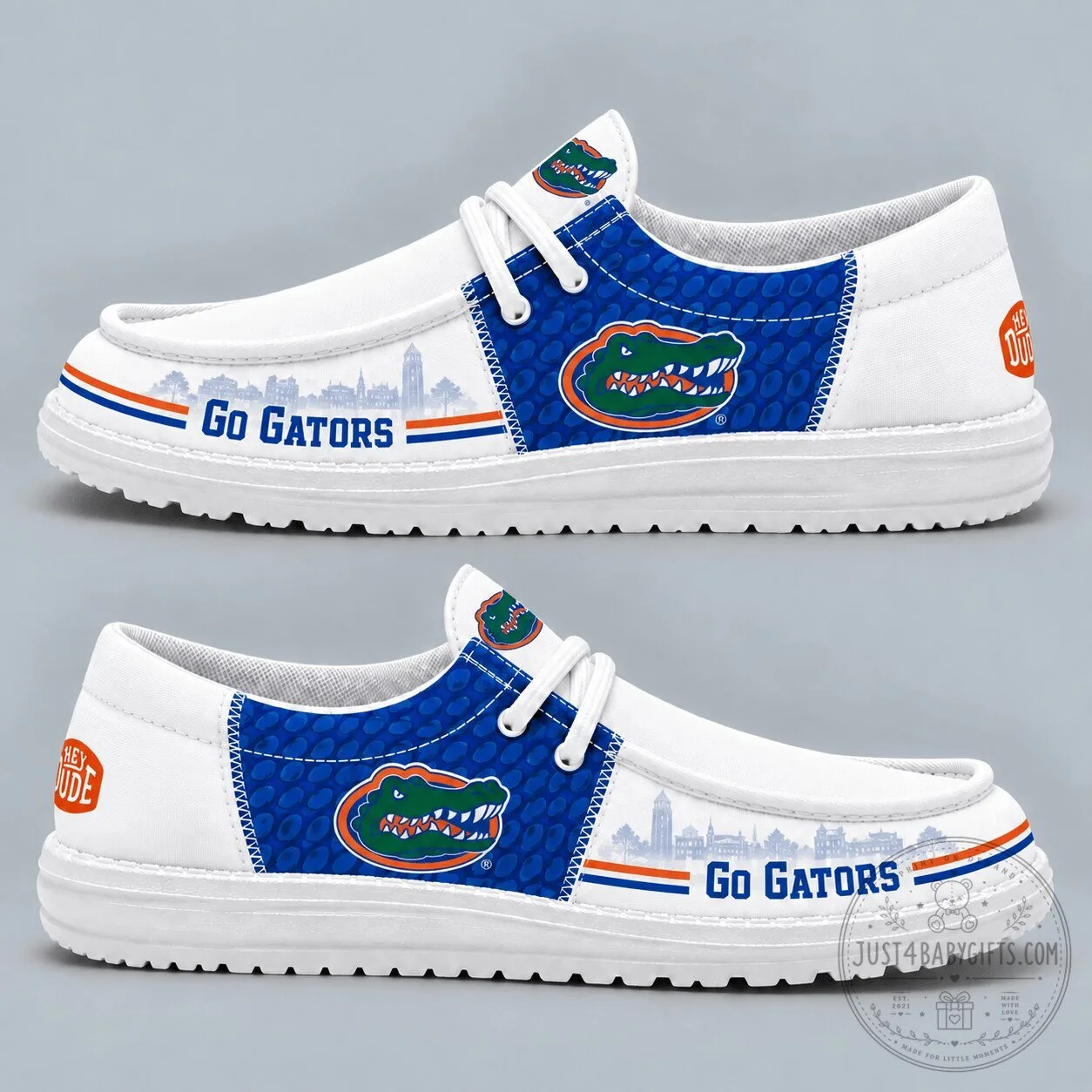 Florida Gators Football Team Logo Slip-On Shoes