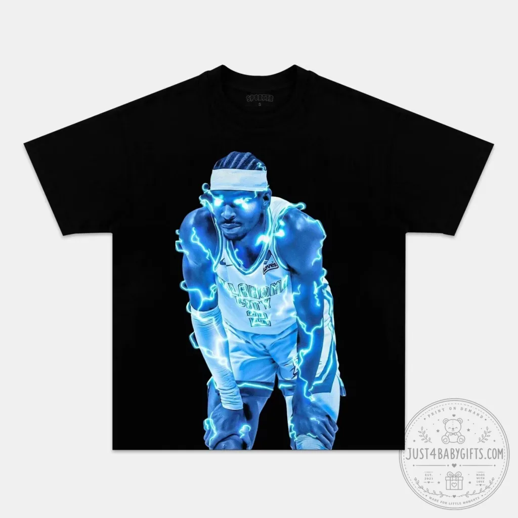 Oklahoma City Thunder T-Shirt featuring Shai Gilgeous-Alexander