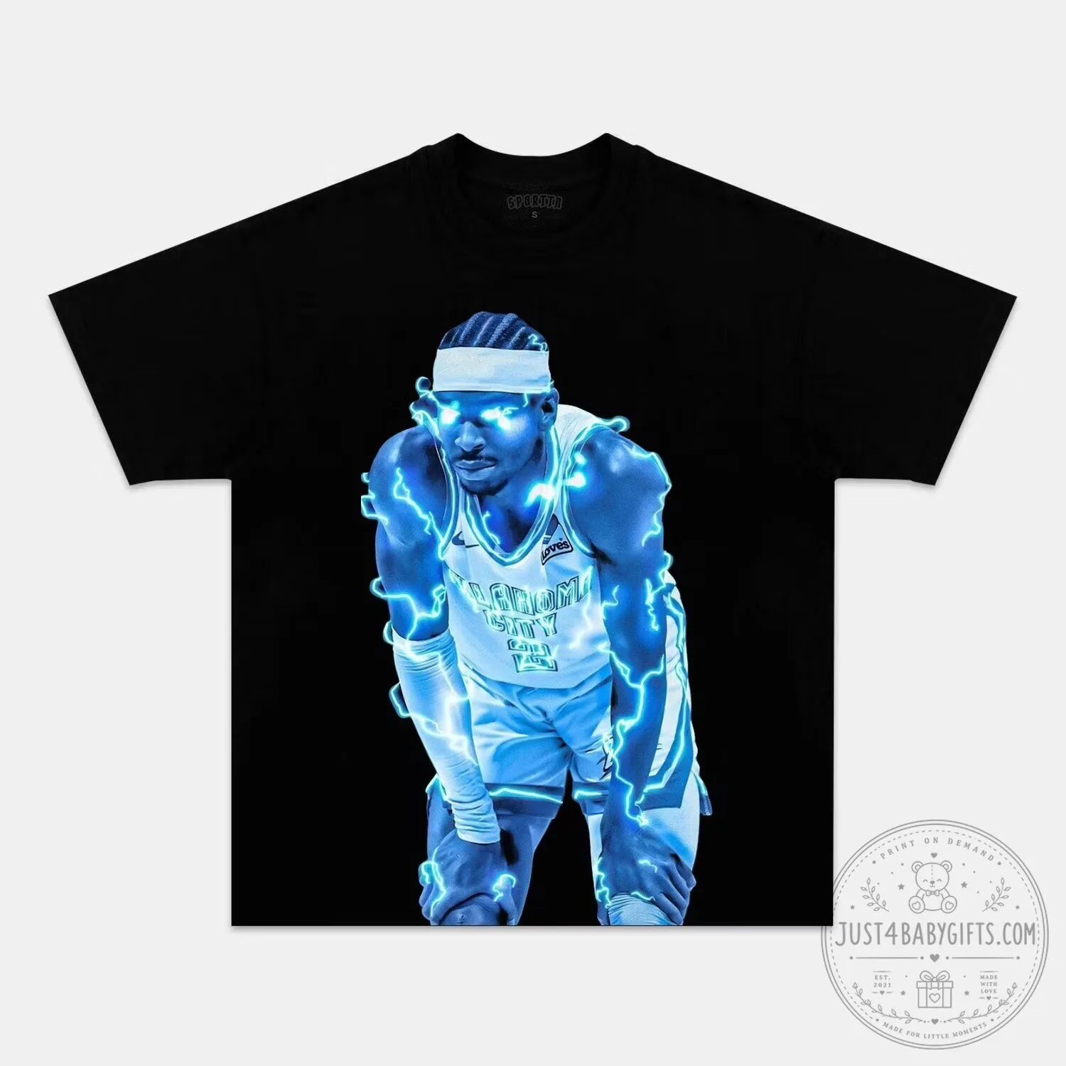 Oklahoma City Thunder T-Shirt featuring Shai Gilgeous-Alexander