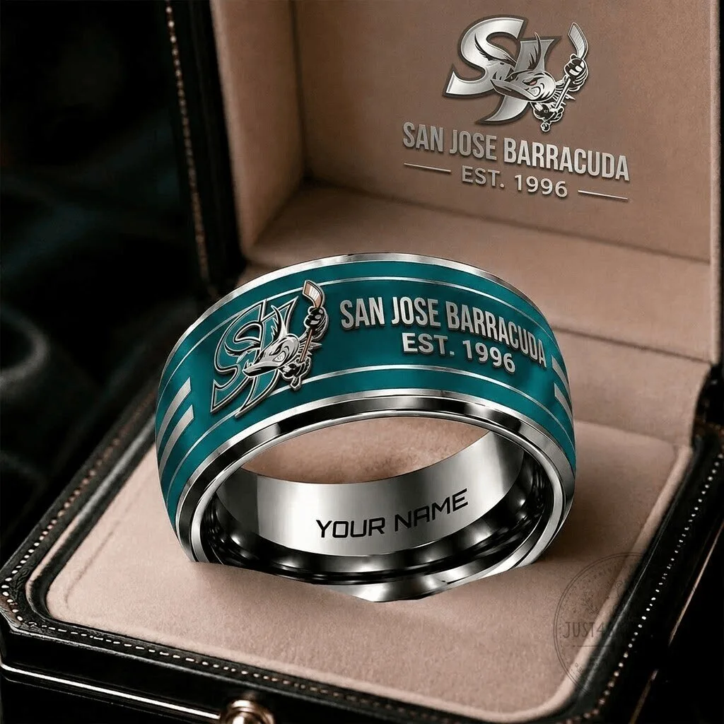 Custom Ring for San Jose Barracuda from the American Hockey League