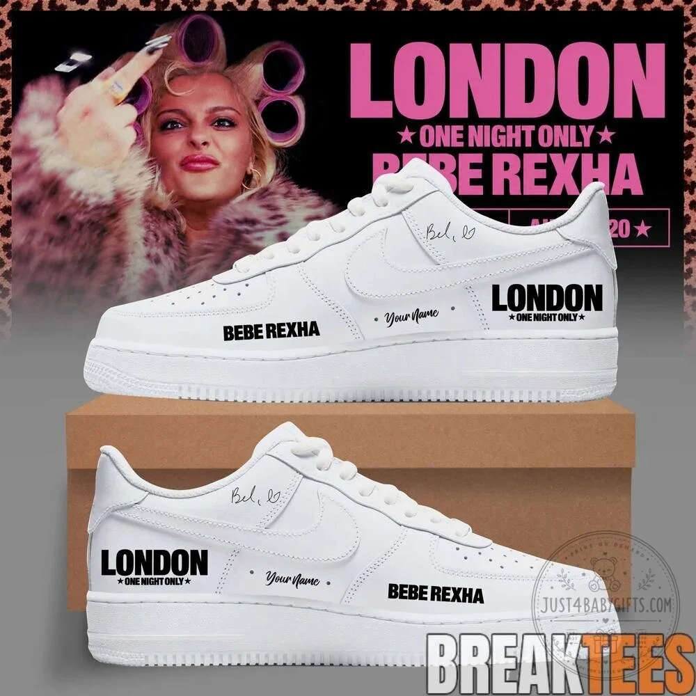 Bebe Rexha London One Night Only Air Force 1 Shoes