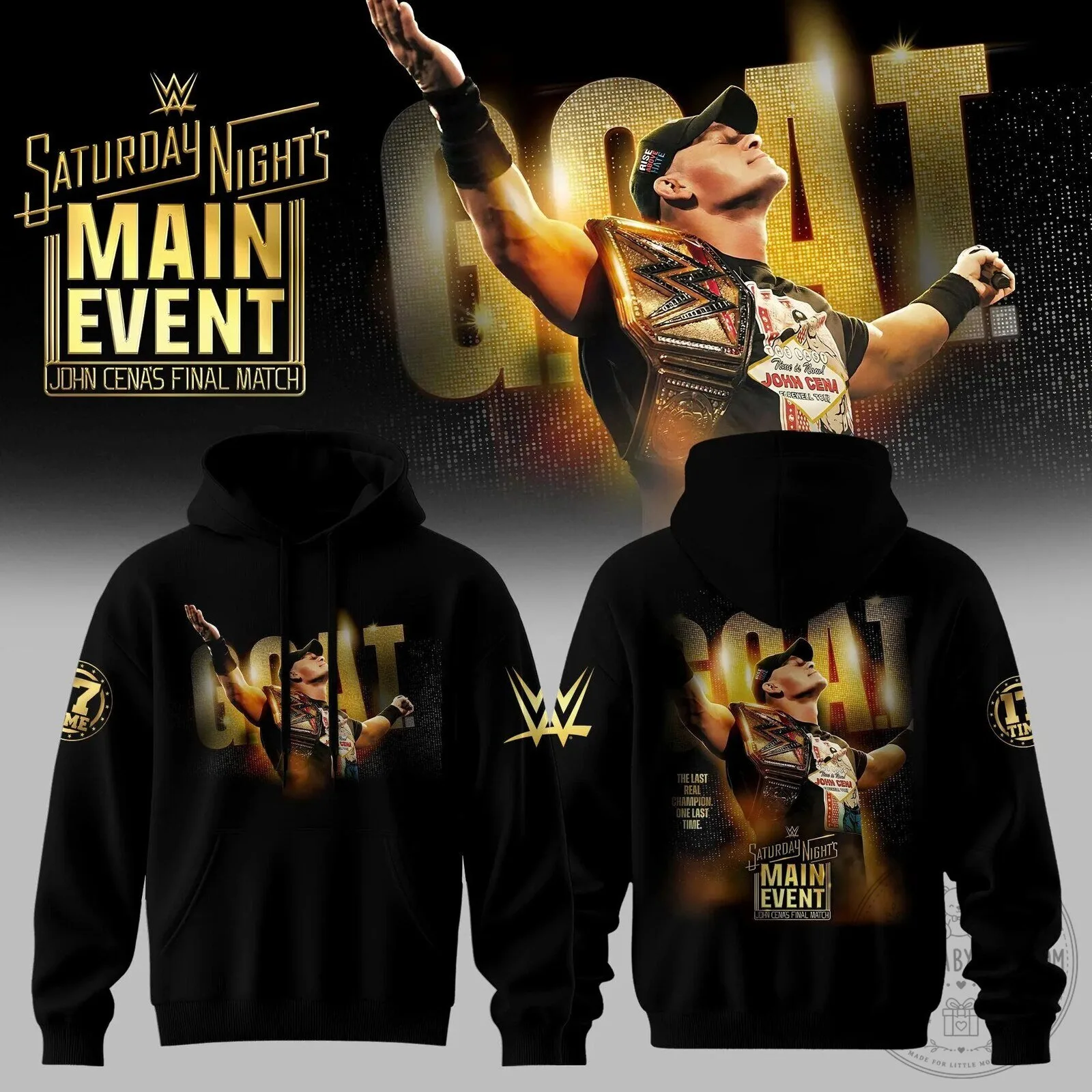 John Cena Final Match Saturday Night's Main Event Farewell Tour Hoodie