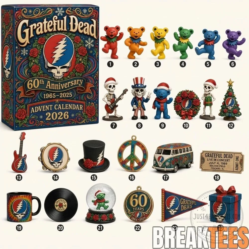 Grateful Dead 60th Anniversary 2026 Advent Calendar Collector's Edition