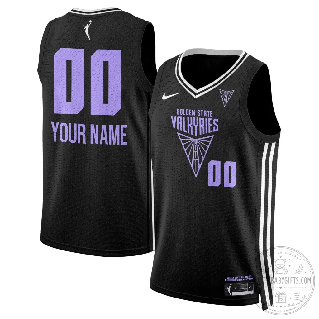 Golden State Valkyries Inaugural Season Custom Name and Number Basketball Jersey