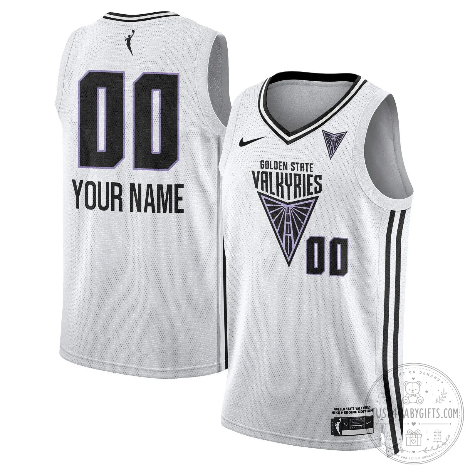 Golden State Valkyries Inaugural Season Custom Name and Number Basketball Jersey 7 Golden State Valkyries Inaugural Season Custom Name and Number Basketball Jersey