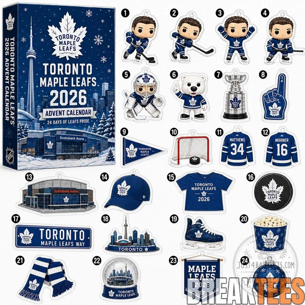 Toronto Maple Leafs 2026 Christmas Advent Calendar with 24 Days of Leafs Pride