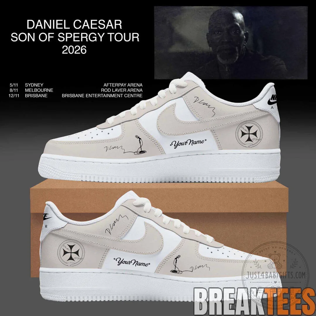 Custom Air Force 1 Shoes for Daniel Caesar's Son of Spergy Tour 2026