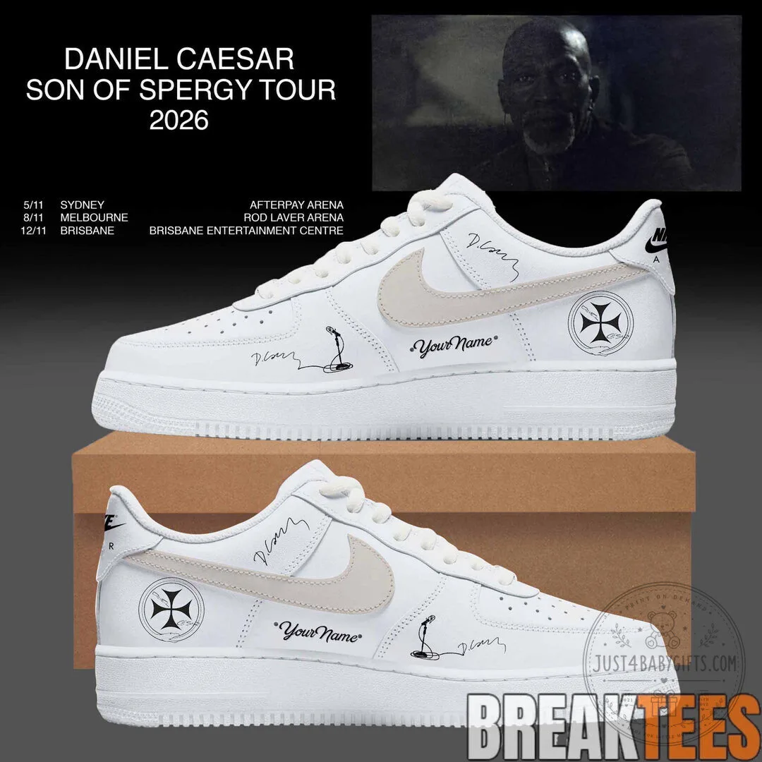 Custom Air Force 1 Shoes for Daniel Caesar's Son of Spergy Tour 2026 7 Custom Air Force 1 Shoes for Daniel Caesar
