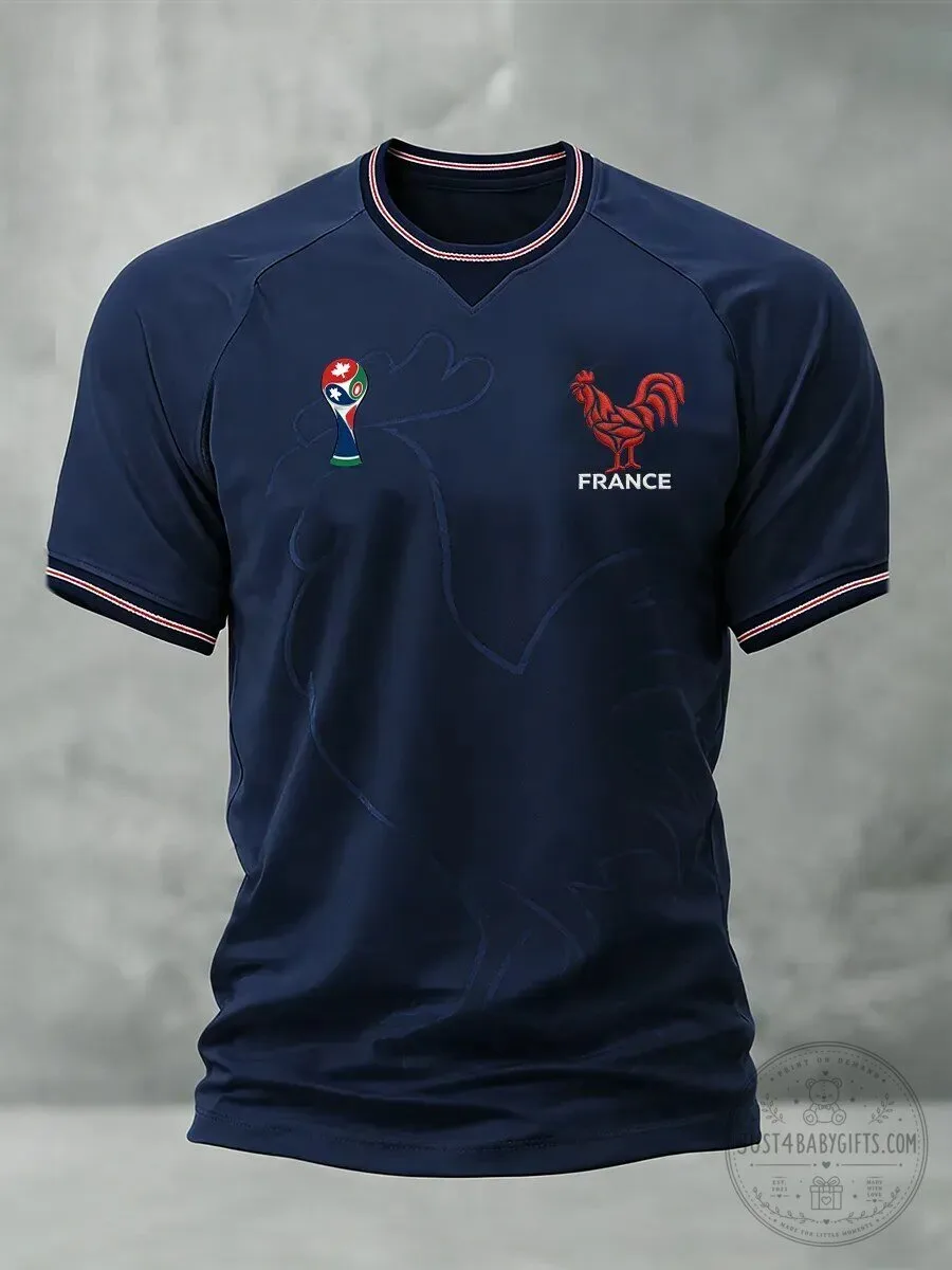 France Football Team World Cup 2022 Blue Jersey
