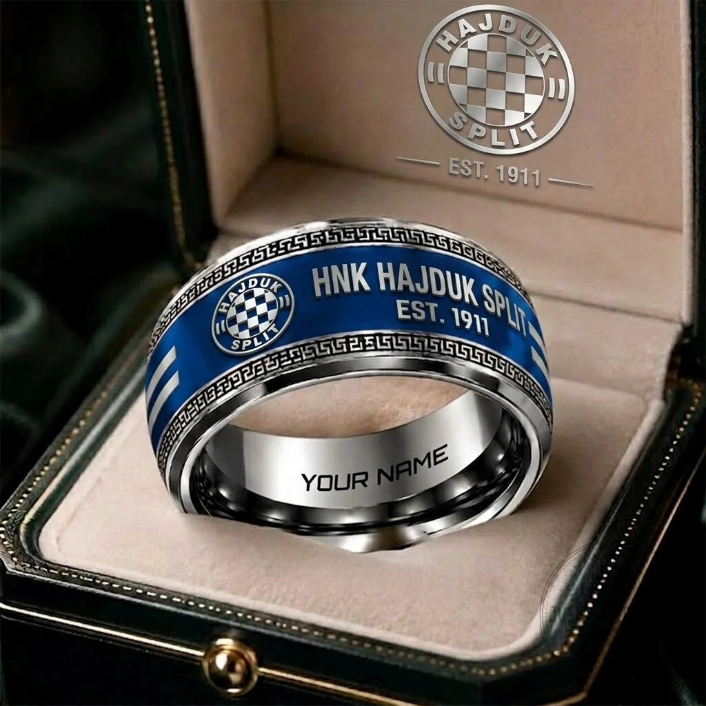 HNK Hajduk Split Croatian Football League Personalized Ring