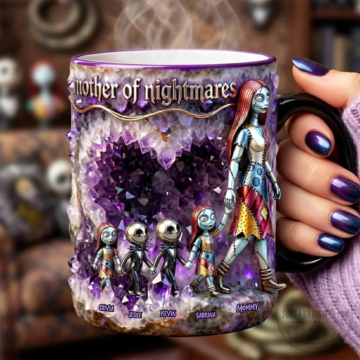 Nightmare Before Christmas Sally Mother Of Nightmares Personalized Coffee Mug