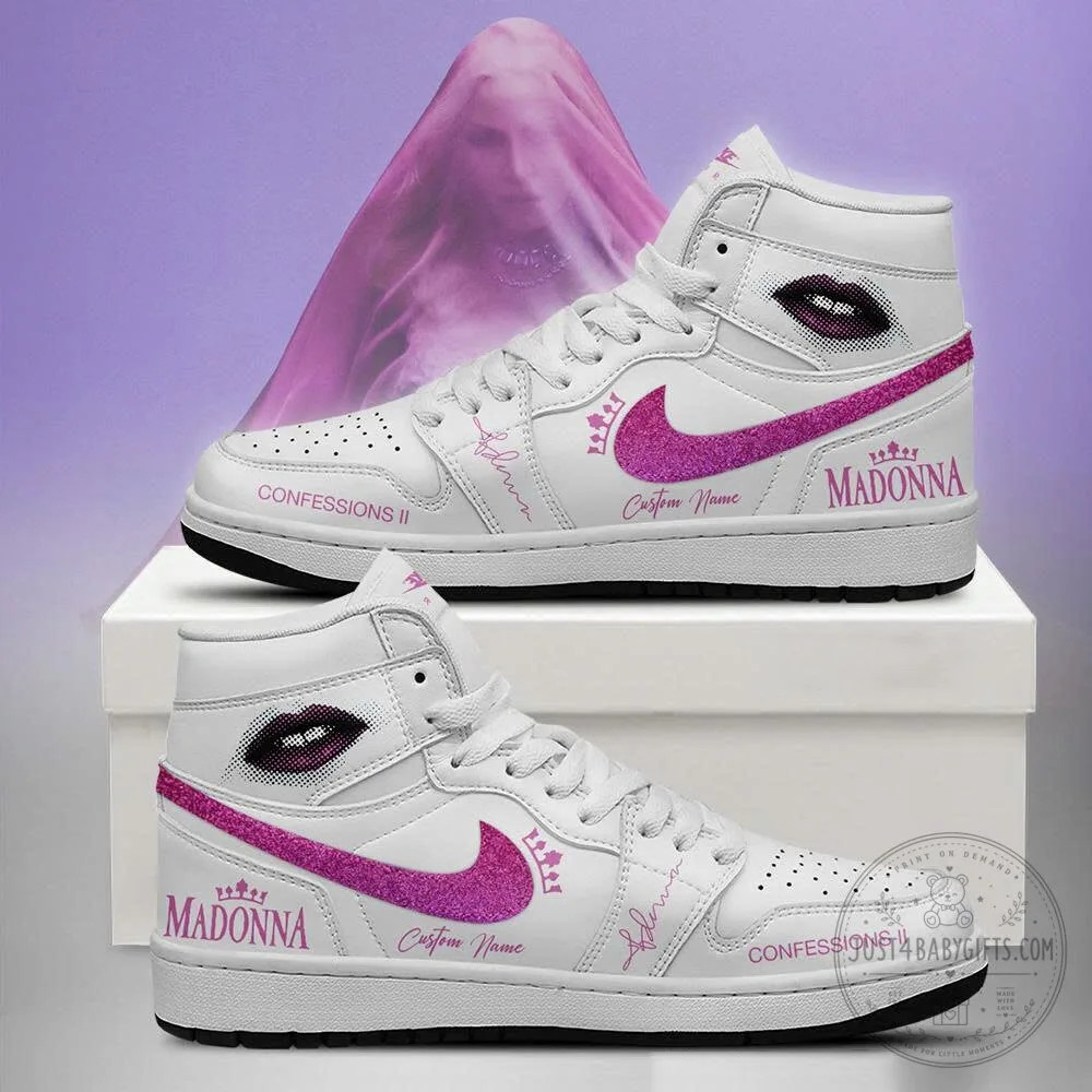 .Madonna Confessions II Limited Custom AJ1 Shoes v4