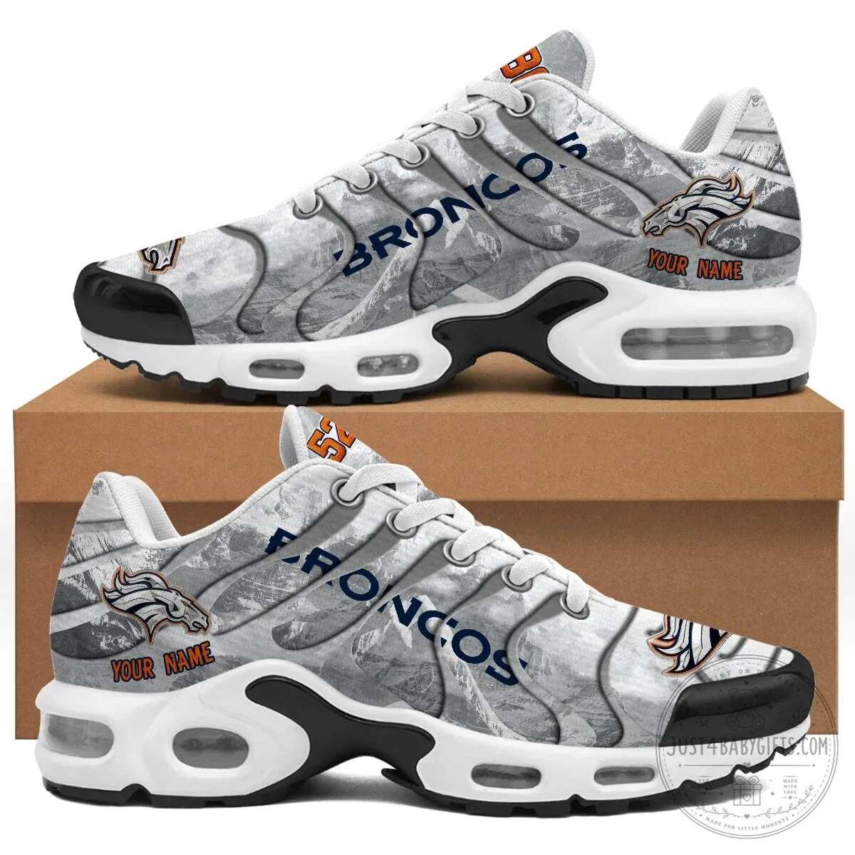 Denver Broncos Personalized Fan Gear Edition Shoes