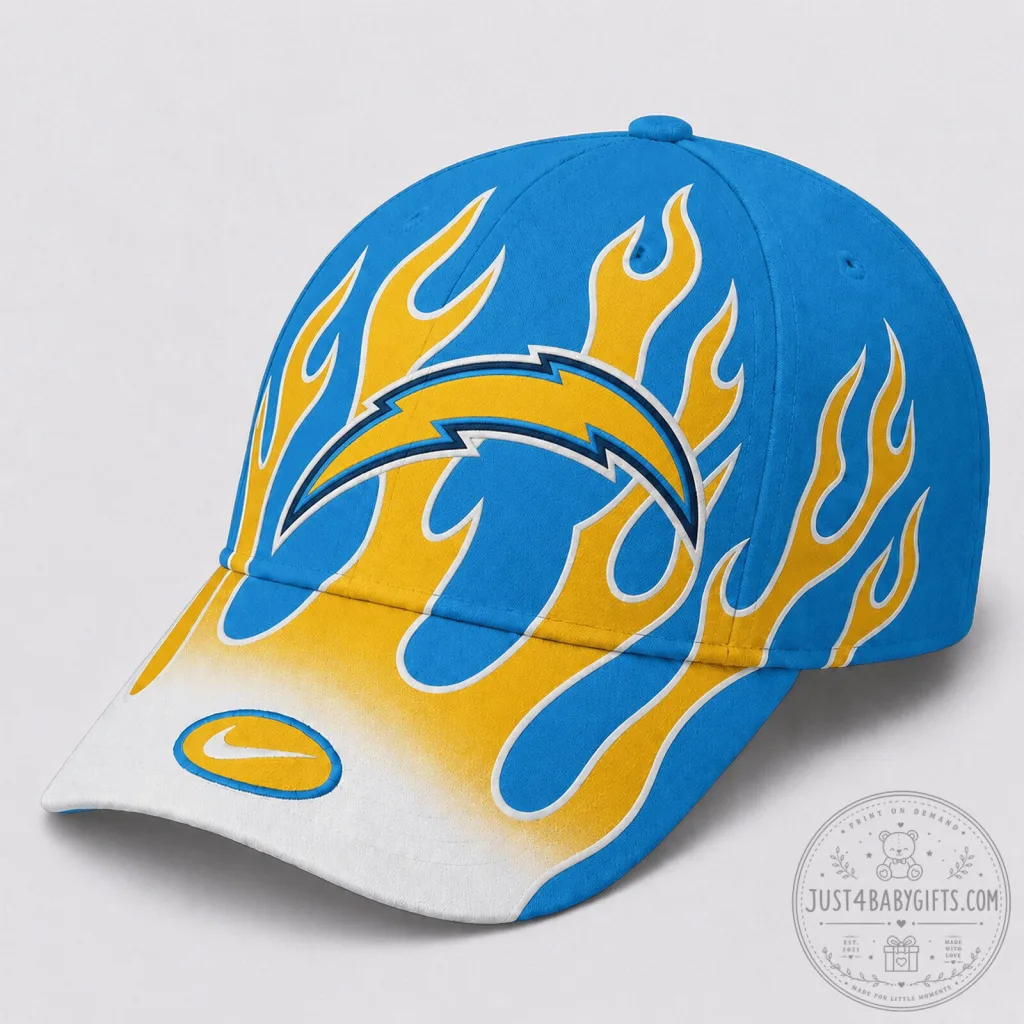 Los Angeles Chargers Flame Spirit Baseball Cap Hat