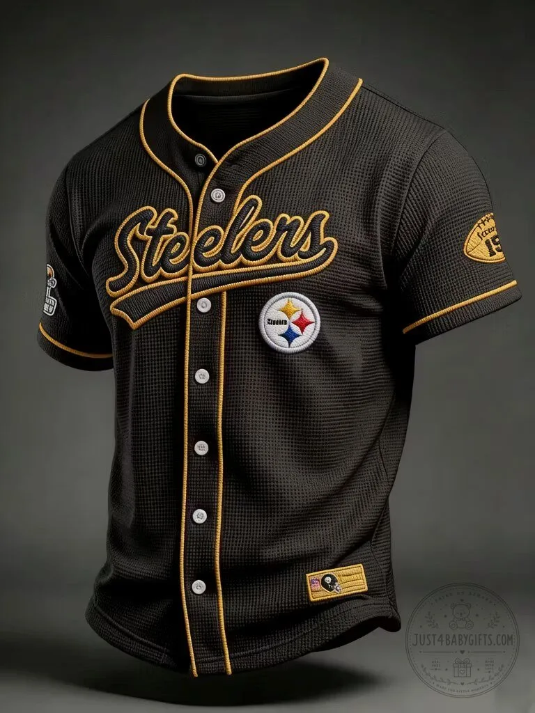 Pittsburgh Steelers Baseball Fan Apparel Jersey