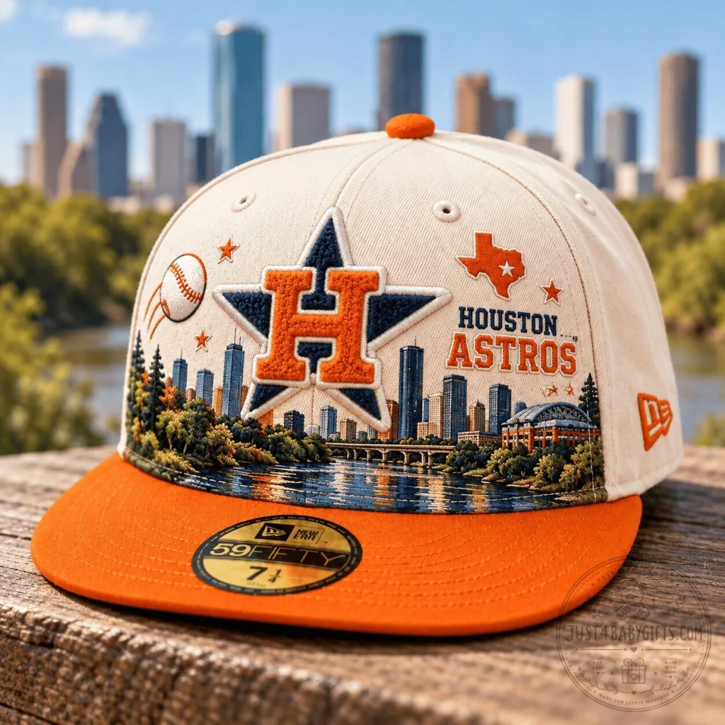 Houston Astros Baseball Team Skyline Embroidered Cap Hat Houston Astros Baseball Team Skyline Embroidered Cap Hat