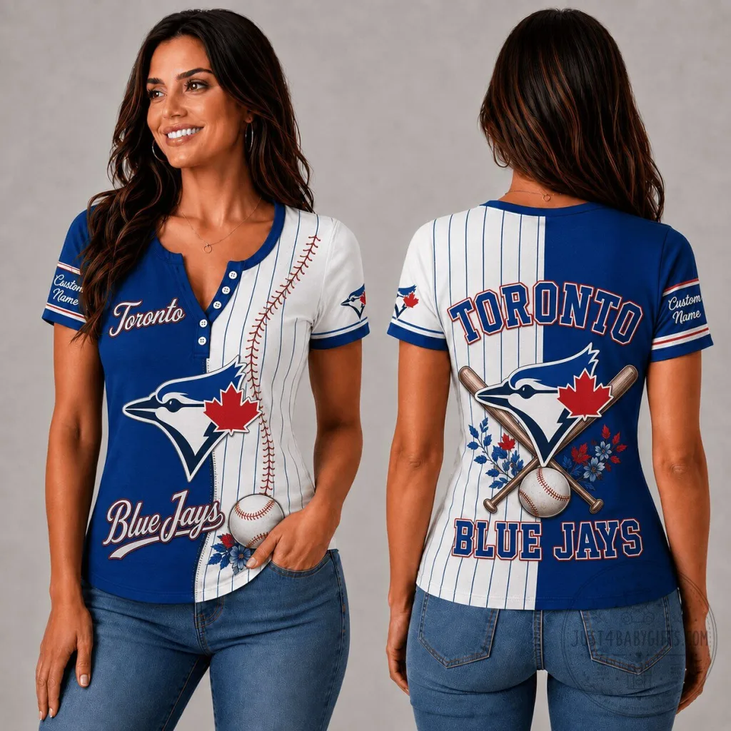 Toronto Blue Jays Baseball Fan Blue Jays Shirt for Women