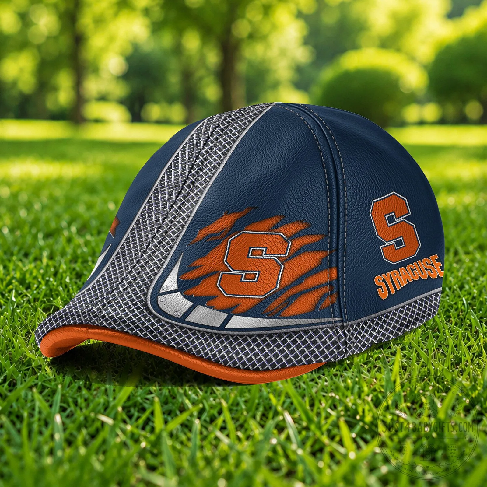 Syracuse Orange NCAA Ivy League Flat Cap Hat 2 Syracuse Orange NCAA Ivy League Flat Cap Hat