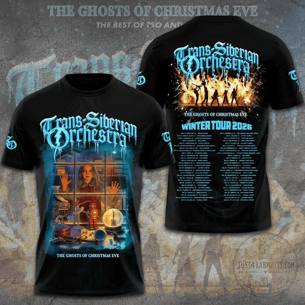 Ghosts of Christmas Eve 2026 Winter Tour T-Shirt by Trans-Siberian Orchestra