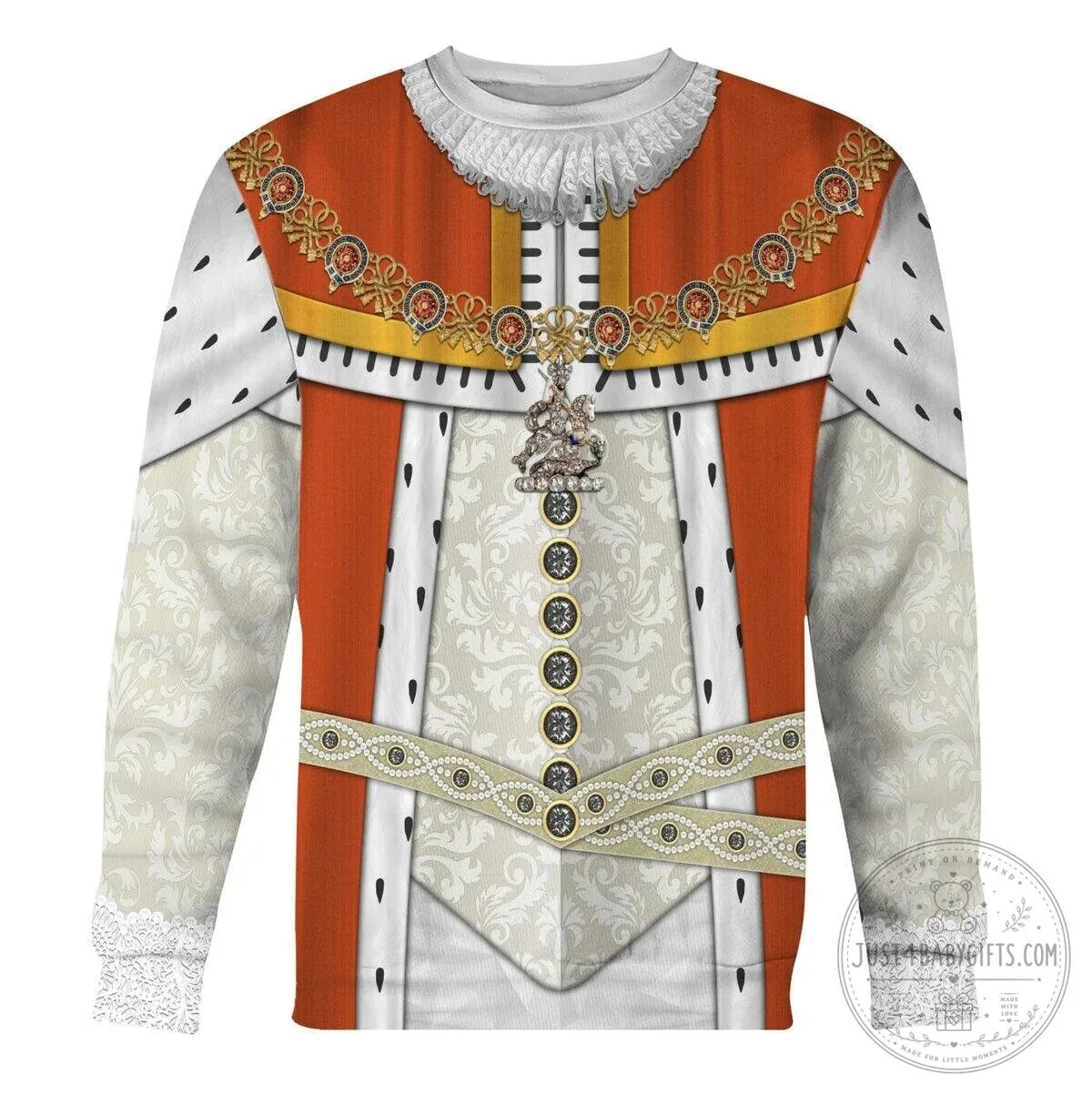 King James I of England Royal Robes Costume Hoodie and Pants Set 18 King James I of England Royal Robes Costume Hoodie and Pants Set