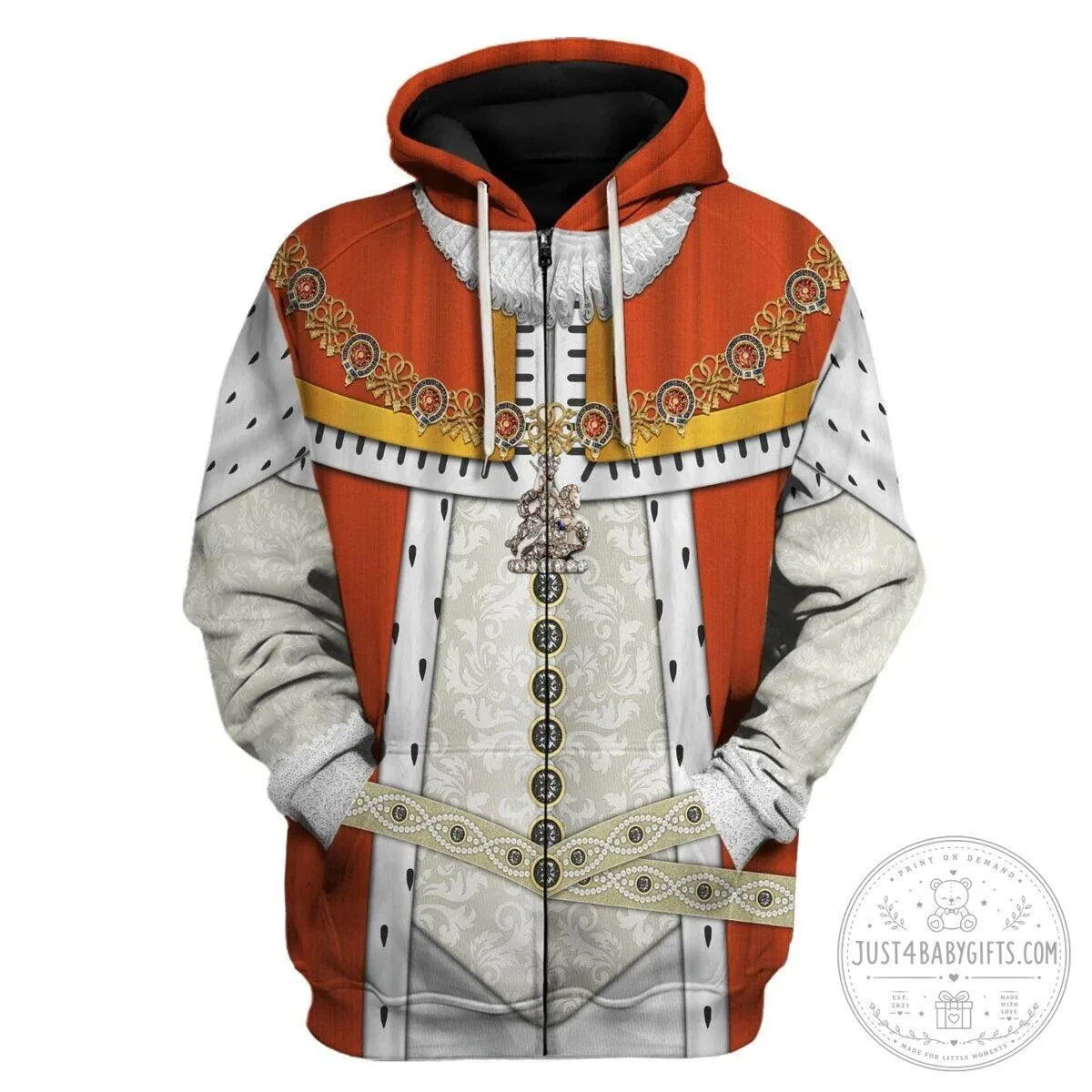 King James I of England Royal Robes Costume Hoodie and Pants Set 20 King James I of England Royal Robes Costume Hoodie and Pants Set