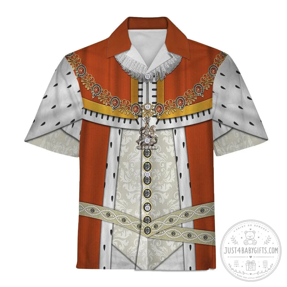 King James I of England Royal Robes Costume Hoodie and Pants Set 22 King James I of England Royal Robes Costume Hoodie and Pants Set