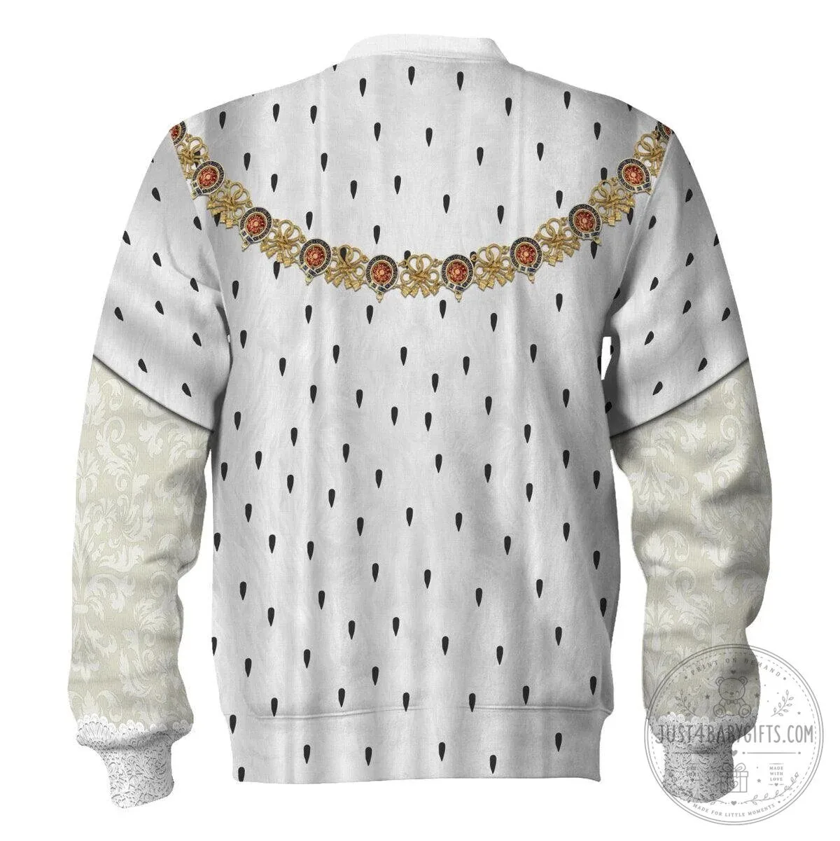 King James I of England Royal Robes Costume Hoodie and Pants Set 24 King James I of England Royal Robes Costume Hoodie and Pants Set