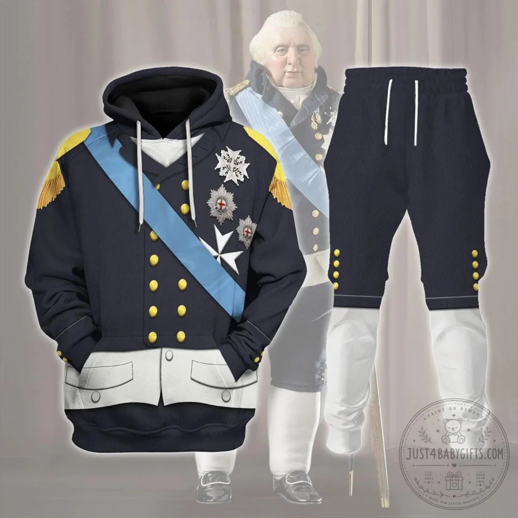Louis XVIII Of France Costume Hoodie Sweatshirt Louis XVIII Of France Costume Hoodie Sweatshirt