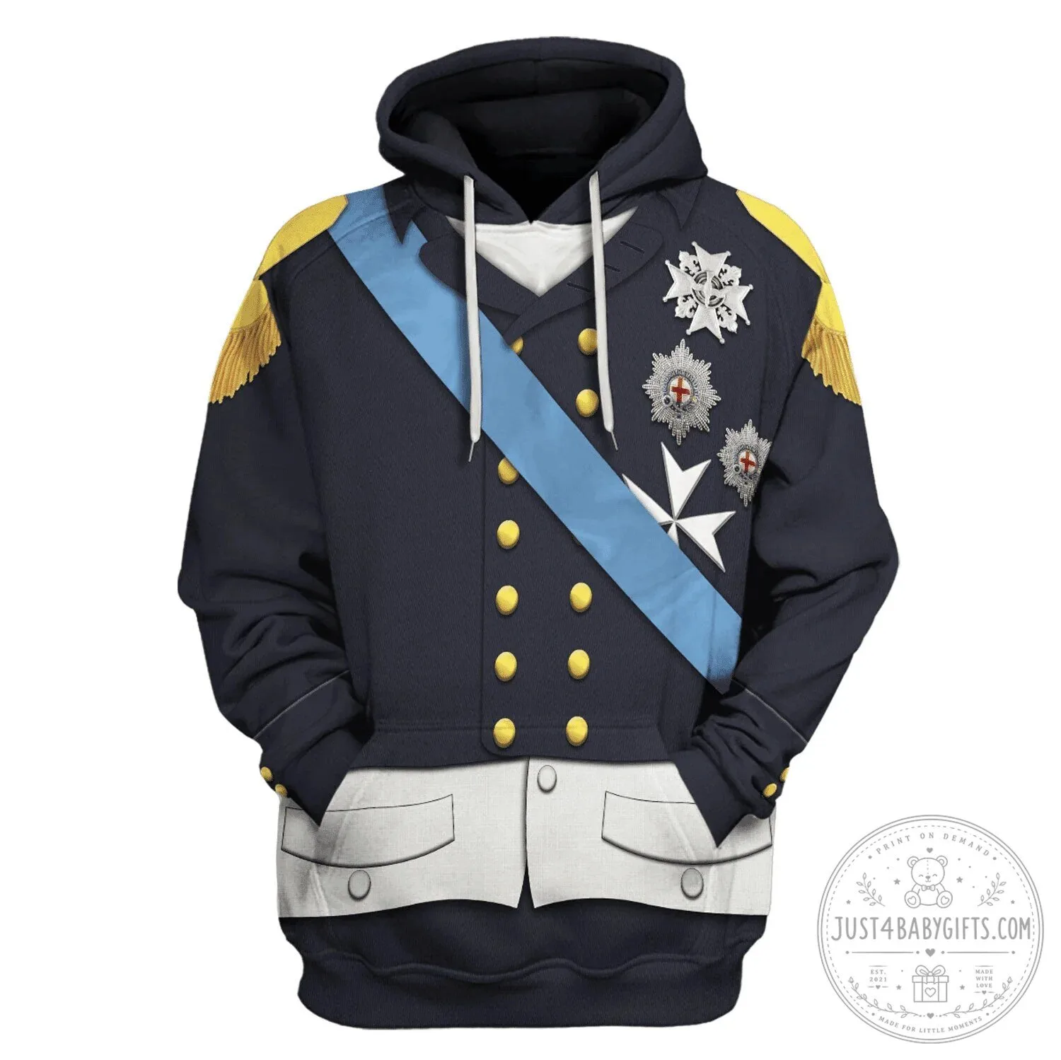 Louis XVIII Of France Costume Hoodie Sweatshirt 15 Louis XVIII Of France Costume Hoodie Sweatshirt