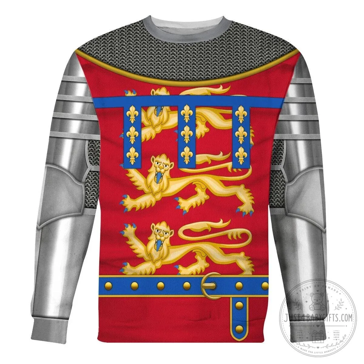 Henry of Grosmont Duke of Lancaster Medieval Knight Armor Costume Hoodie 18 Henry of Grosmont Duke of Lancaster Medieval Knight Armor Costume Hoodie