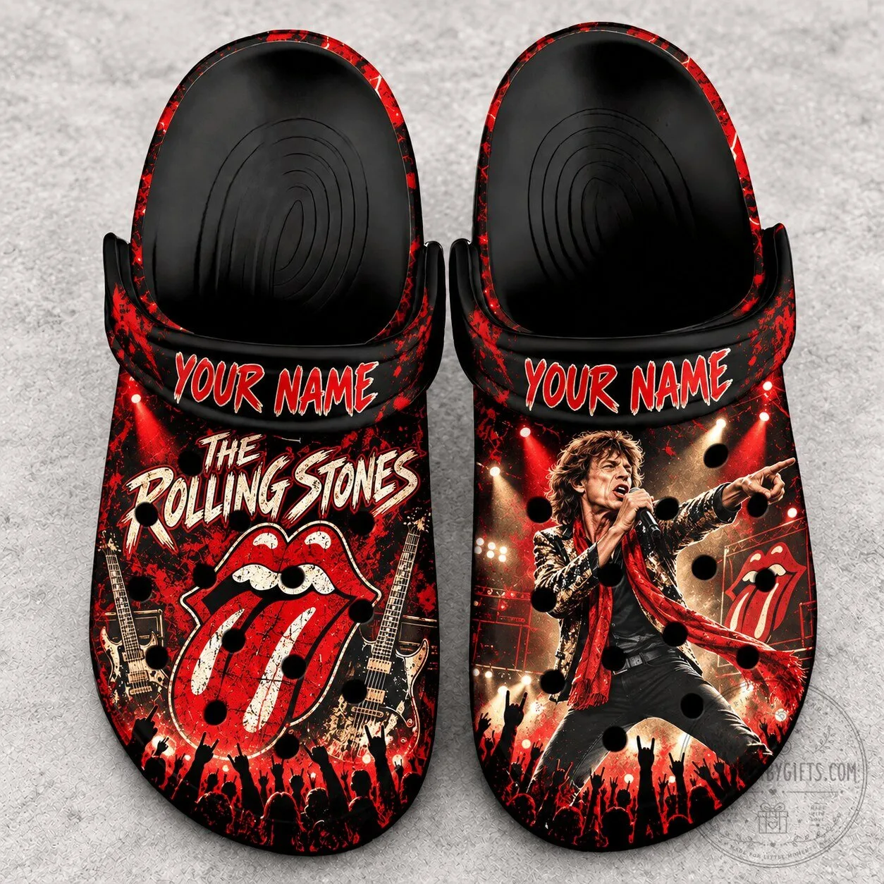 The Rolling Stones Music Band Clogs Shoes for Men and Women 1 The Rolling Stones Music Band Clogs Shoes for Men and Women