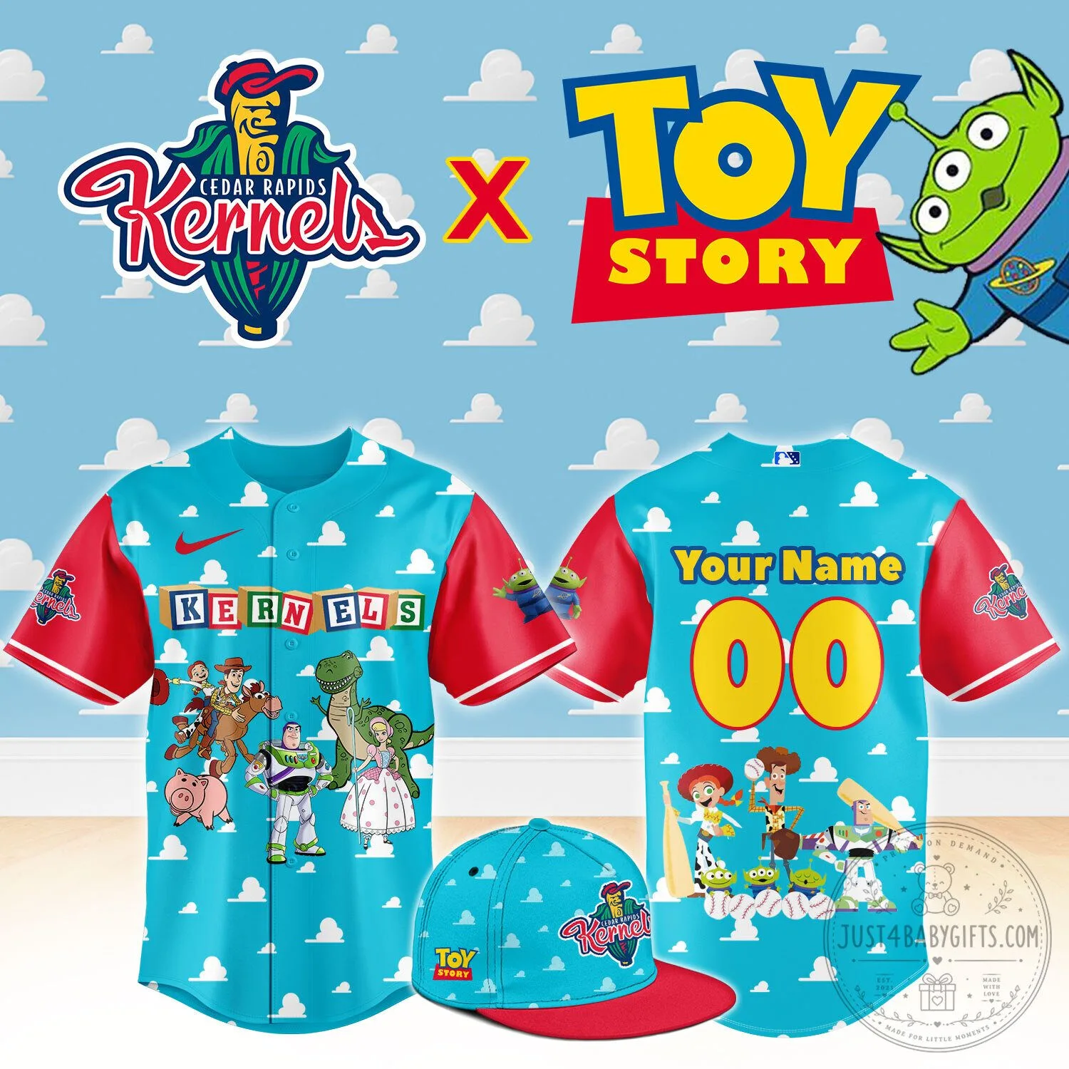 ..CRK Toy Story Night Game Limited Custom Jersey