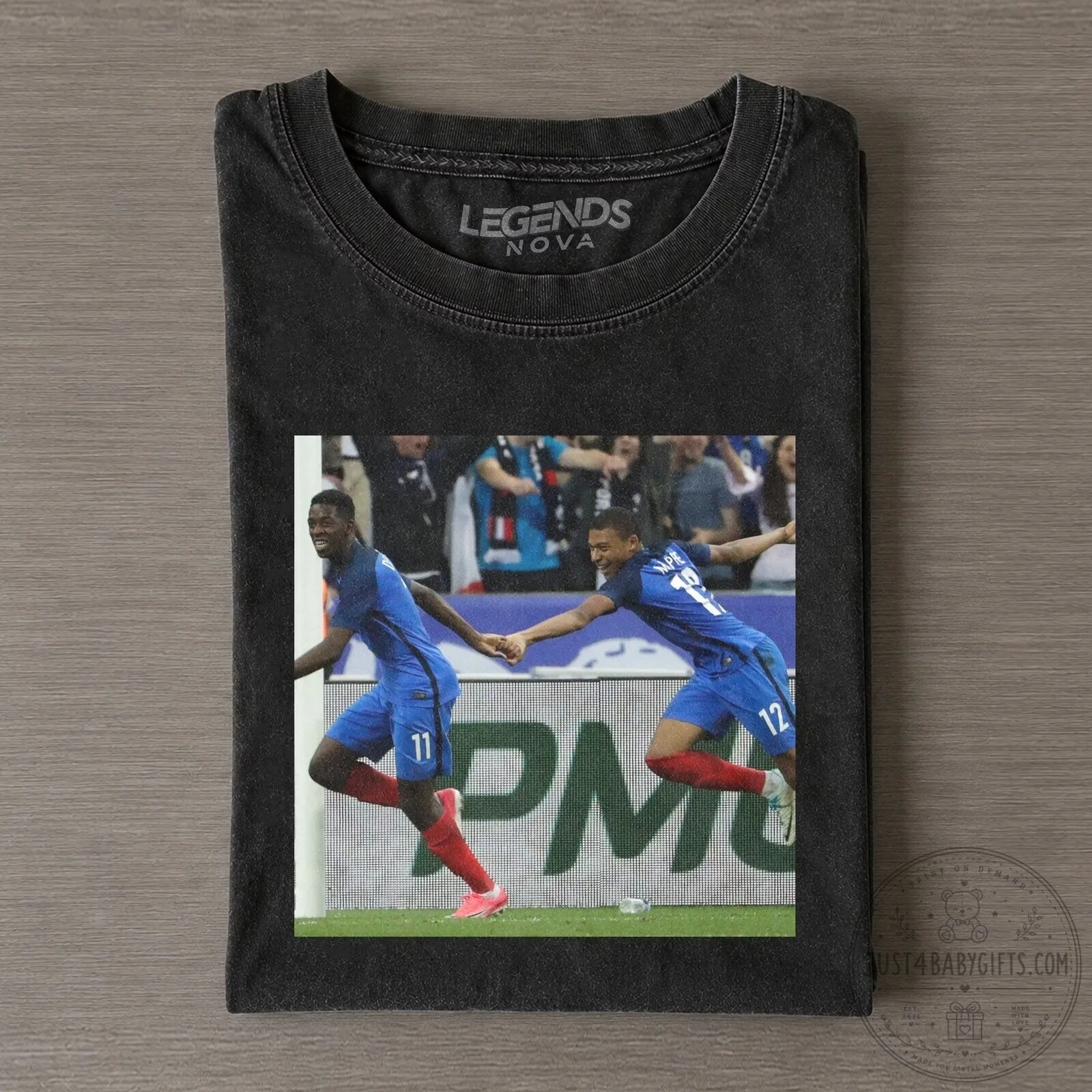 Ousmane Dembele Kylian Mbappe France National Team Soccer T-Shirt
