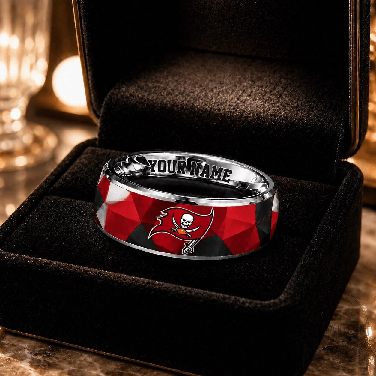 Tampa Bay Buccaneers National Football League Personalized Ring for Fans