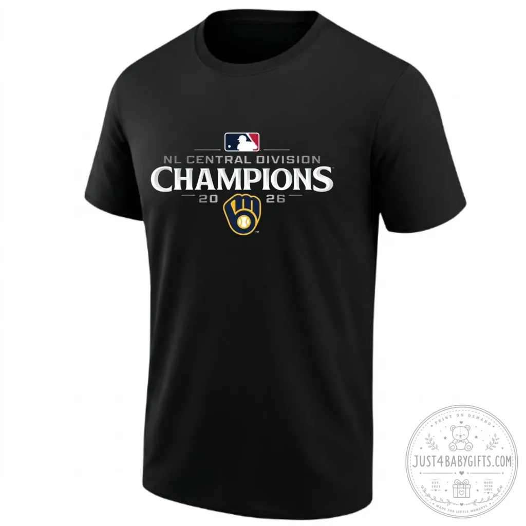 2026 Milwaukee Brewers T-Shirt - National League Central Division Champions