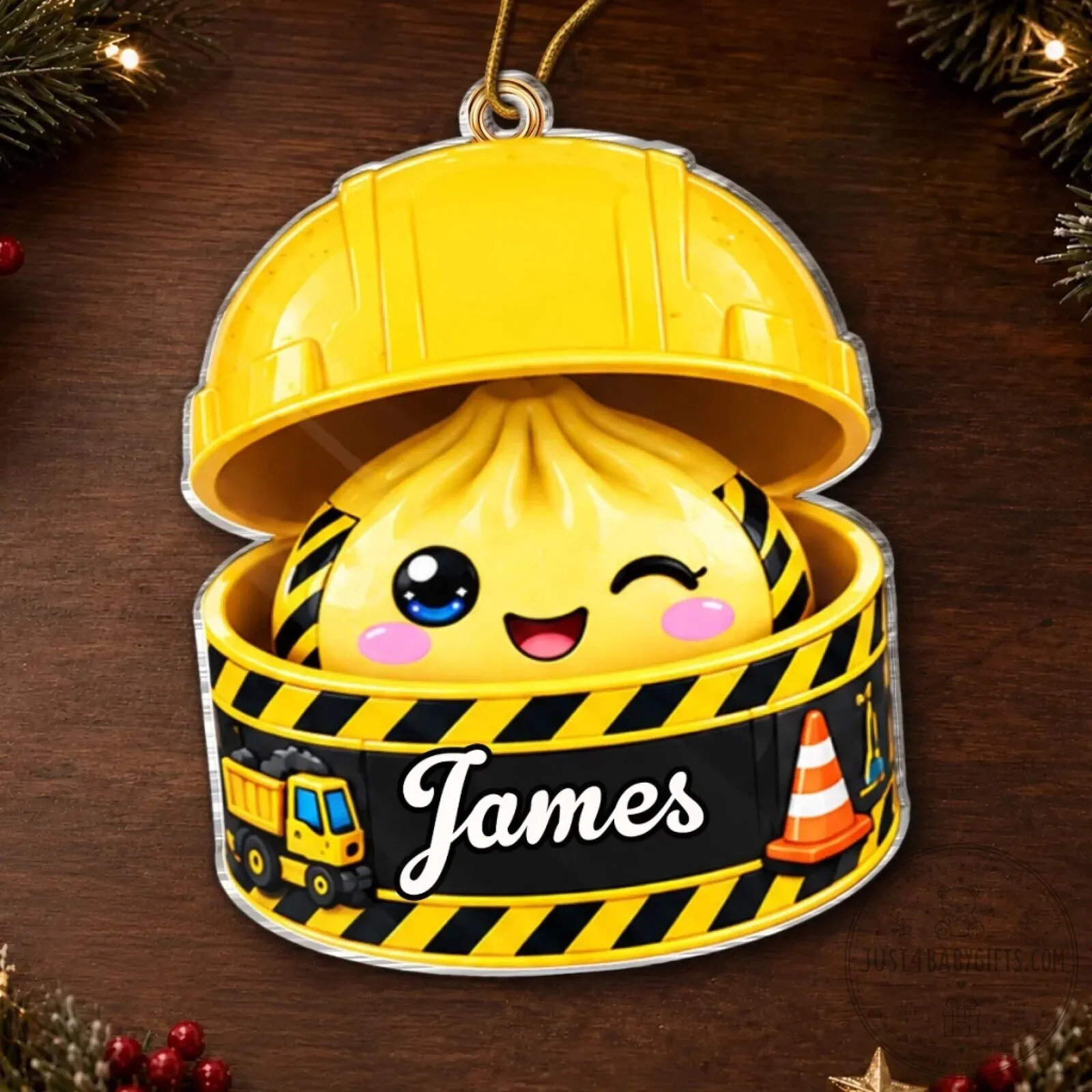 Personalized Squishy Dumpling Christmas Ornament for Kids, Custom Holiday Tree Decor 13 Personalized Squishy Dumpling Christmas Ornament for Kids, Custom Holiday Tree Decor