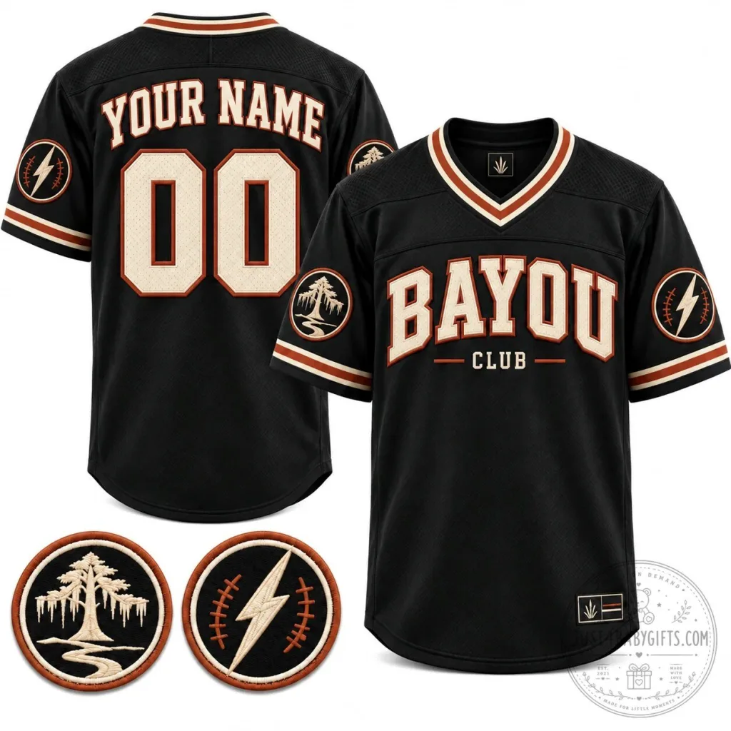 Bayou Club Custom American Football Jersey 52 Bayou Club Custom American Football Jersey