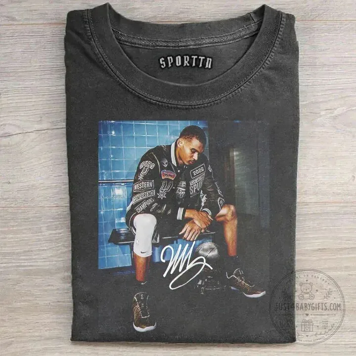 Victor Wembanyama Western Conference Champions 2026 San Antonio Spurs T-Shirt 5 Victor Wembanyama Western Conference Champions 2026 San Antonio Spurs T-Shirt