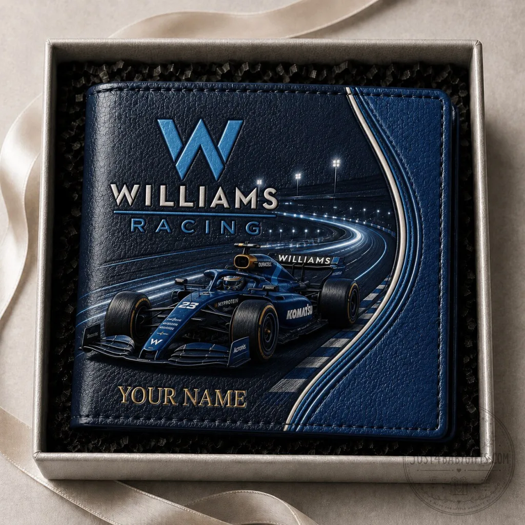 Williams Racing Formula 1 Personalized Leather Wallet 13 Williams Racing Formula 1 Personalized Leather Wallet