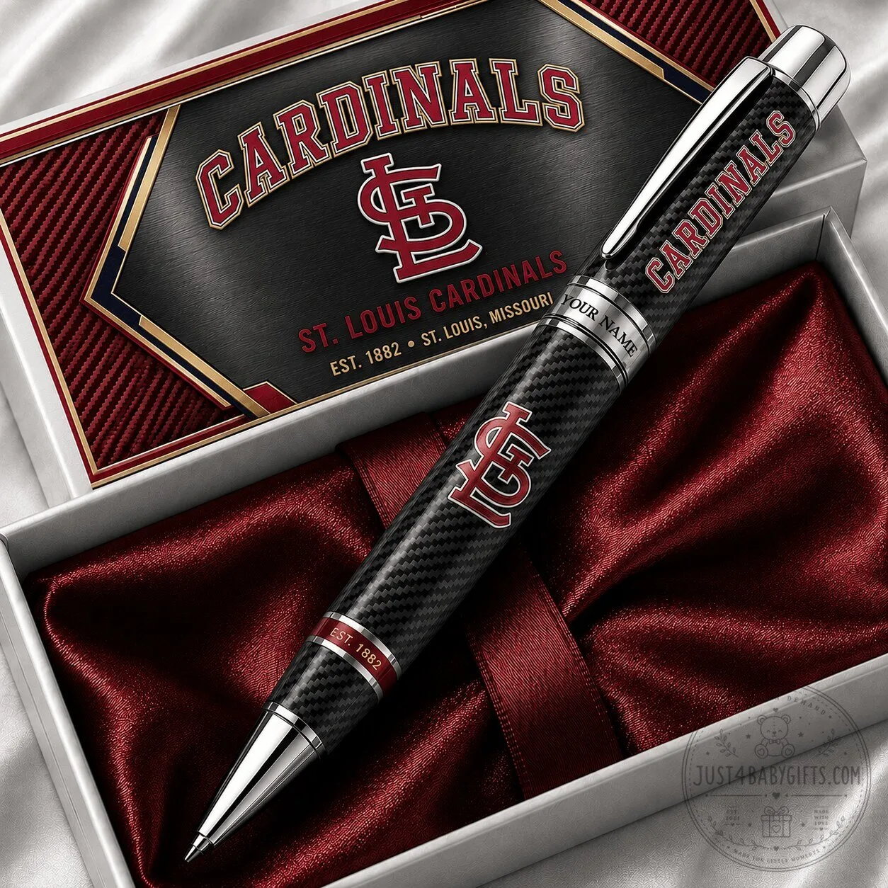 St. Louis Cardinals Baseball Team Personalized Collectible Ballpoint Pen
