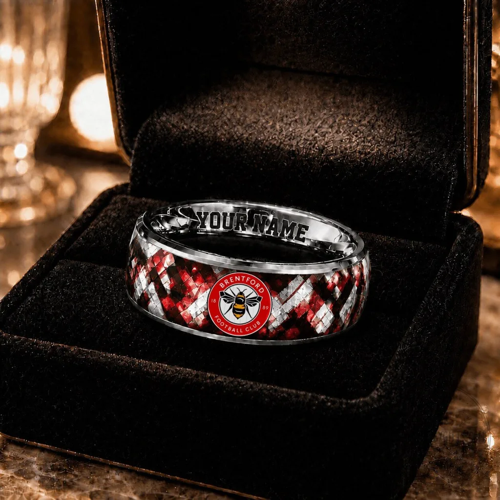 Brentford Football Club Personalized Ring Brentford Football Club Personalized Ring