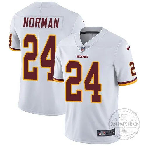 Washington Redskins Josh Norman Number 24 White Football Jersey