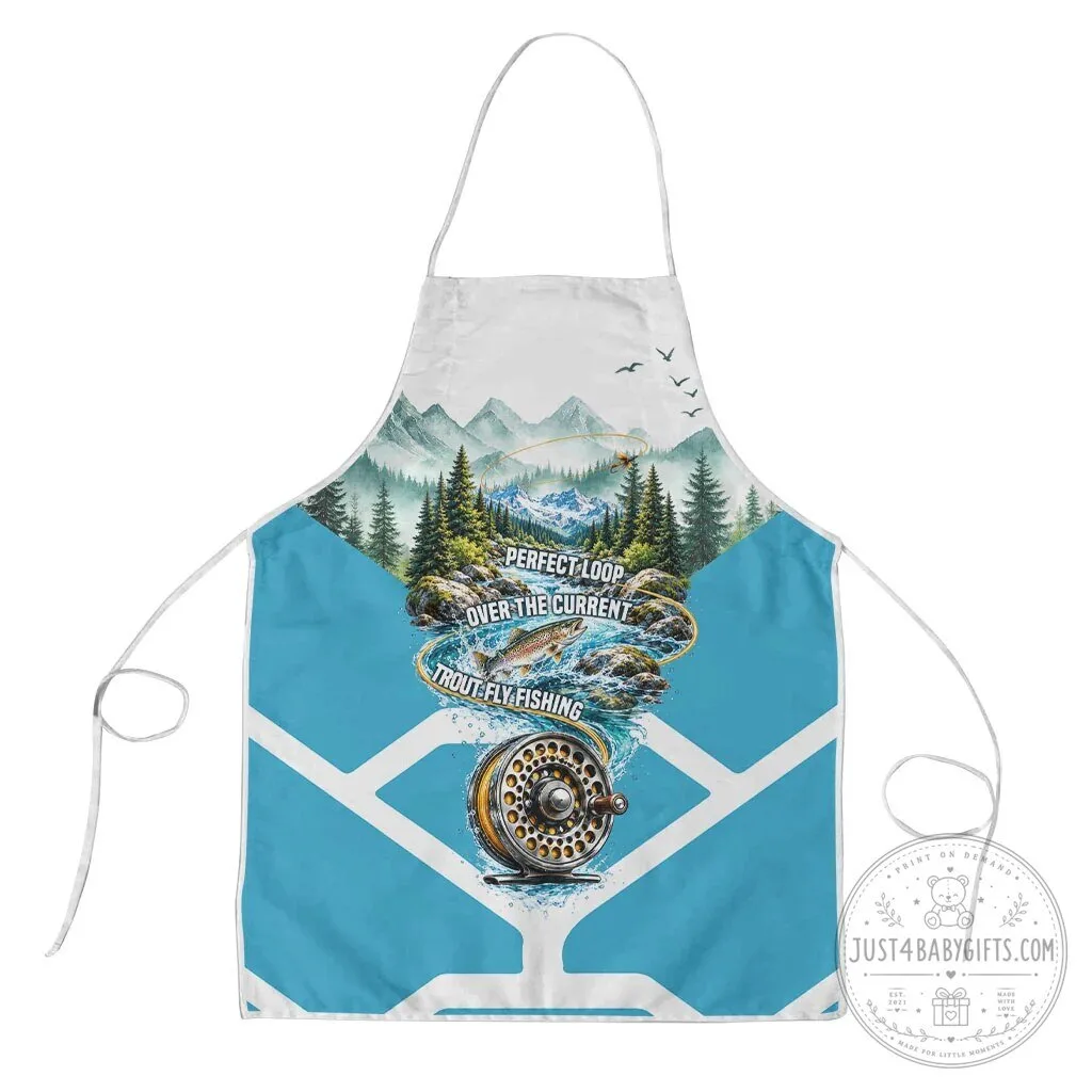 Perfect Loop Over The Current Trout Fly Fishing Apron